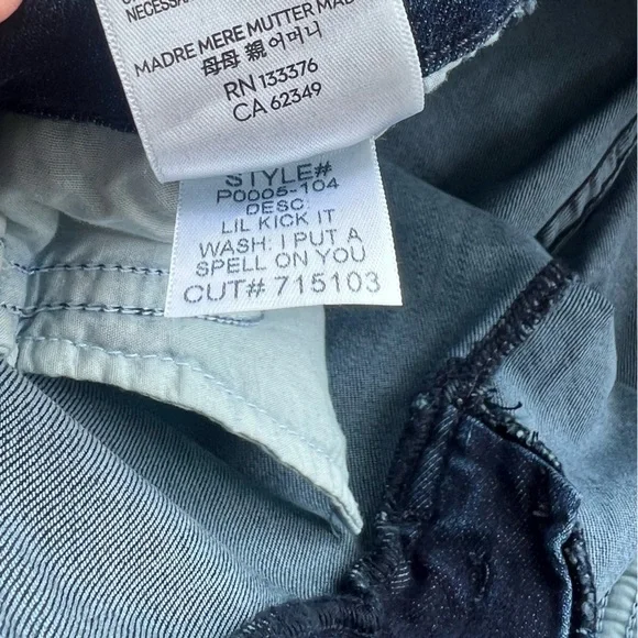 Mother Denim Petites The Lil’ Kick It - I Put A Spell On You Sz 28P
